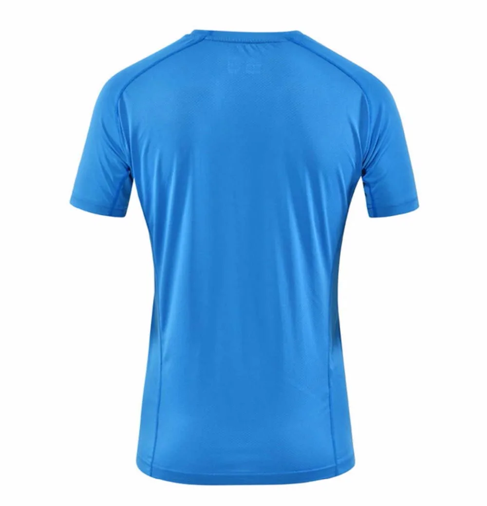 Мужская быстросохнущая Спортивная футболка Caxa, мягкая футболка с защитой от пота для тренажерного зала, фитнеса, Солнцезащитная футболка для занятий спортом на открытом воздухе, футболка для бега, топы для бодибилдинга