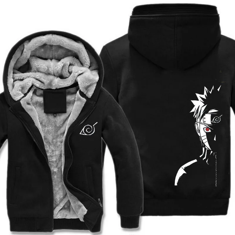 Free Shipping new male fashion hoodies Naruto Shippuden Red Sun Anime
