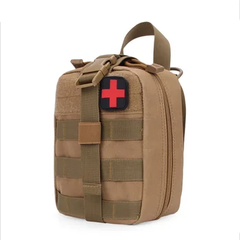 

Portable Outdoor Medical Cover Hunting Emergency Survival Package Utility Tactical Pouch Medical First Aid Kit Patch Bag