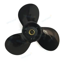 OVERSEE Aluminum Propeller 58100 93743 019 3X9 1 4X11 Black 9 9 15 HP For SUZUKI