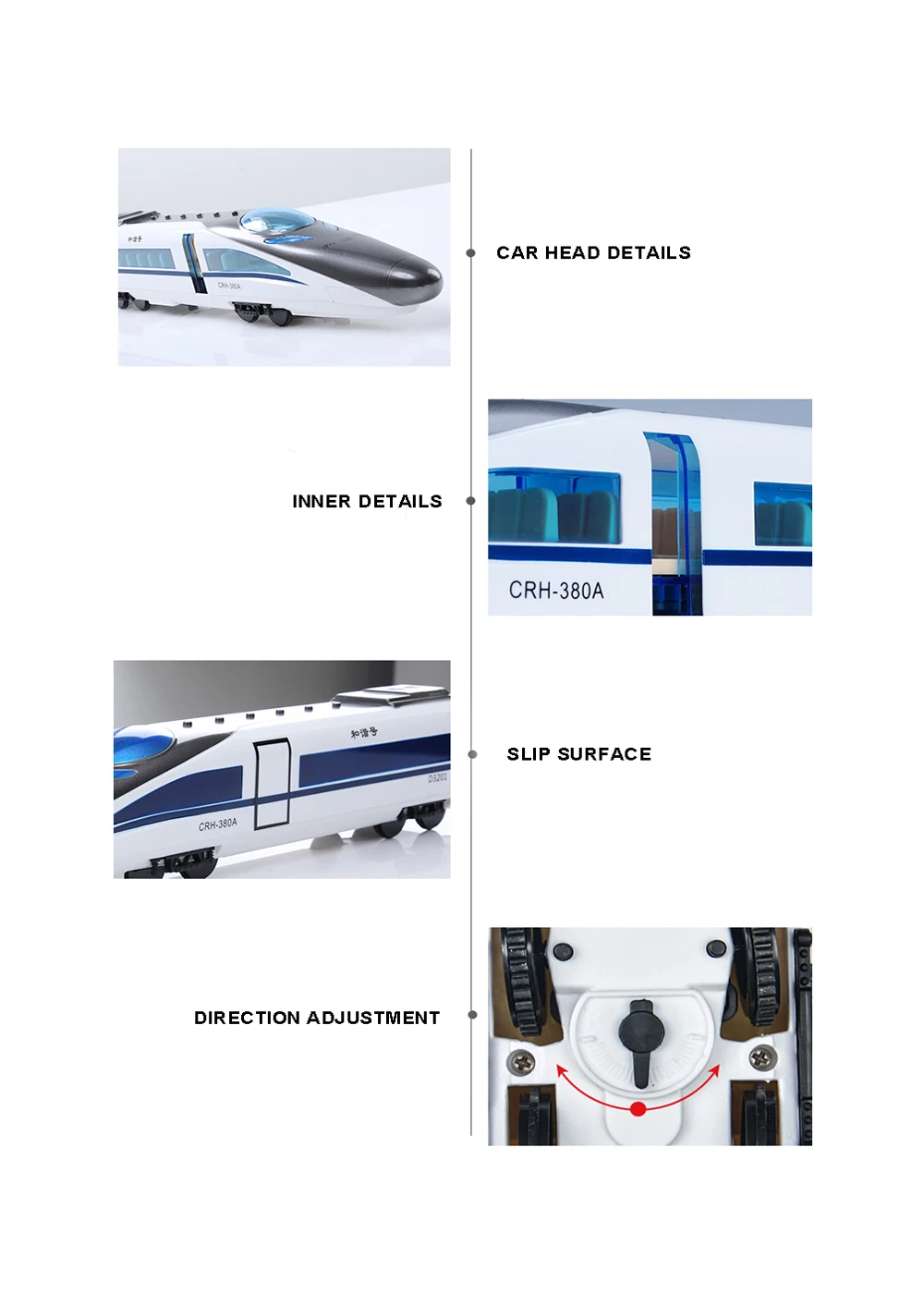 Двойной E E636-003, гармоничная CRH китайская железная дорога, Высокоскоростная Модель, Радиоуправляемый поезд, Электрический поезд, Электромобиль, ferrorama eletrico