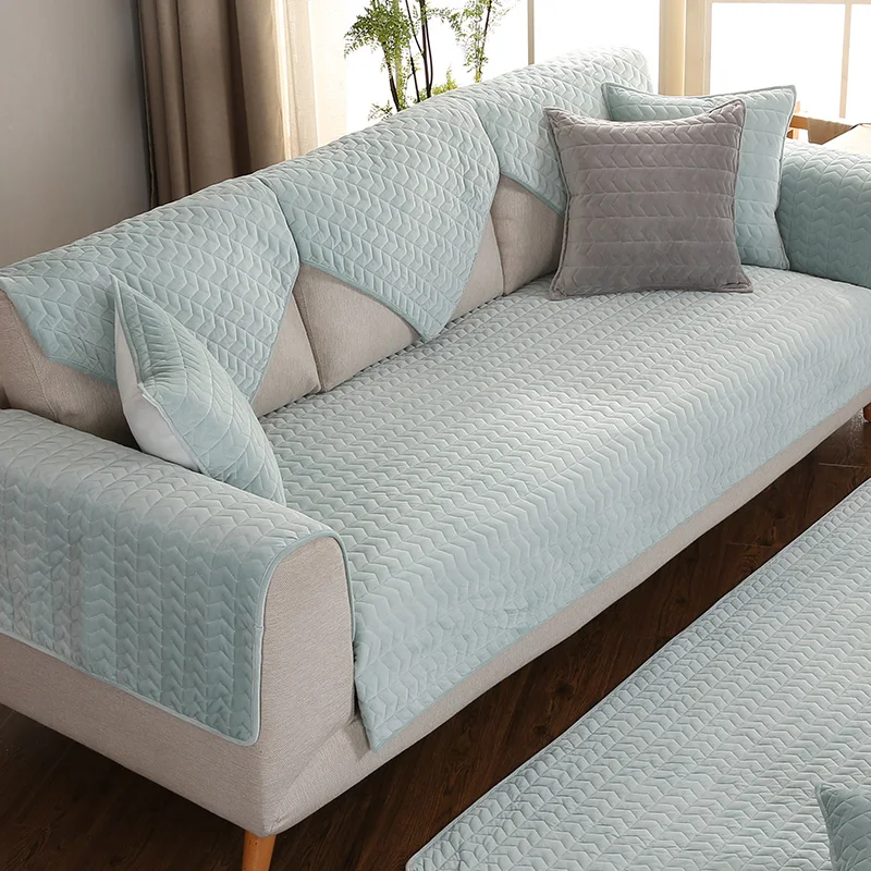 Новое поступление плюшевые диванных чехлов для гостиной диван декоративный домашний текстиль защитный чехол для мебели, для дивана Обёрточная бумага Нескользящая диванных чехлов