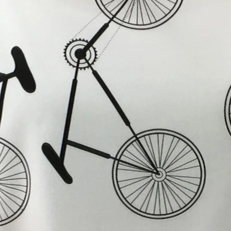 

Summer Women Sexy T-shirt Short Sleeve Bicycles Printed Loose Casual Ladies Girls T-shirts TY66