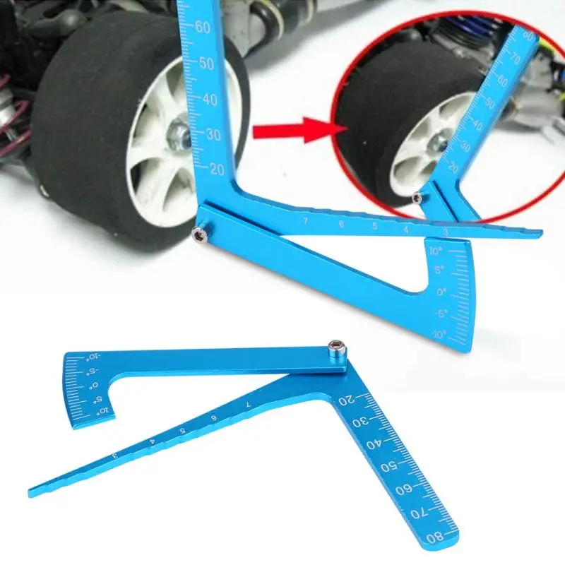 Blue Adjustable Ruler Adjusting Height And Wheel Rim Camber Multi