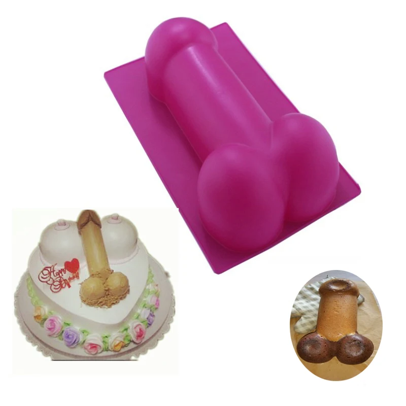 Nouveaute Grande Taille Sexy Penis Silicone Adulte Drole D Anniversaire Mousse Gateau Moule De Cuisson Moule Poules Party Fun Glacee Au Chocolat Moule Outil Aliexpress