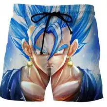 Пляжными видами спорта плавания Шорты homme Штаны мужские, быстросохнущие Dragon Ball обезьяна супер сайян три синих впитывает пот и Штаны ванный комплект Мужские Шорты для купания