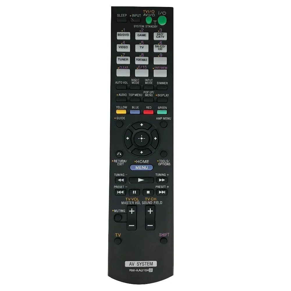 New Replacement RM-AAU104 Audio/Video AV Receiver Remote Control For Sony STR-DH520 STRDH520 AV System New Replacement RM-AAU104 Audio/Video AV Receiver Remote Control For Sony STR-DH520 STRDH520 AV System