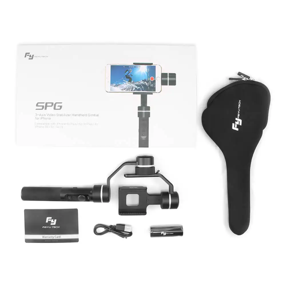 [] Feiyu Tech SPG паровое видение 3 Aixs ручной смартфон Gimbal пульт дистанционного управления умный вертикальный режим ручной Gimbal