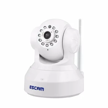 

ESCAM QP001 720P Mega Pixel P2P WIFI IR PT Network IP Camera