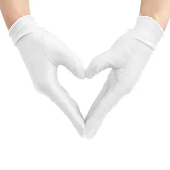 

Bride Wedding Wrist Short Gloves Womens club Party Night Satin Gloves Driving Stretch Ladies Housework Cleaning Gloves