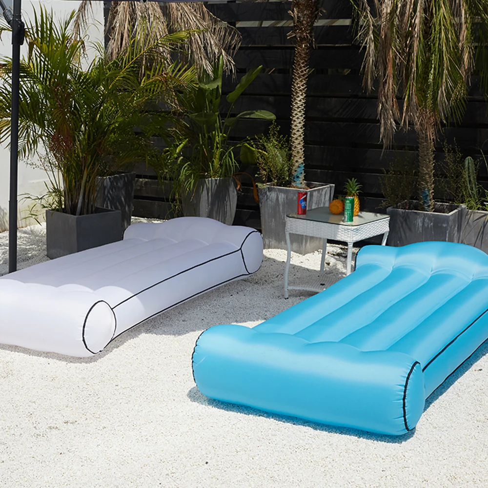 

Inflatable Pool Floats Water Mattress Beach Mat Hammock Swimming Ring Floating Bed 441lb Air Mat for Adults Kids with Bag