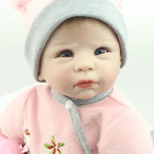 Реалистичные высококачественное моделирование Ночная сорочка мохер, закрепленный с помощью корня куклы силиконовые виниловые игрушки Мягкое хлопковое туловище детский подарок на день рождения