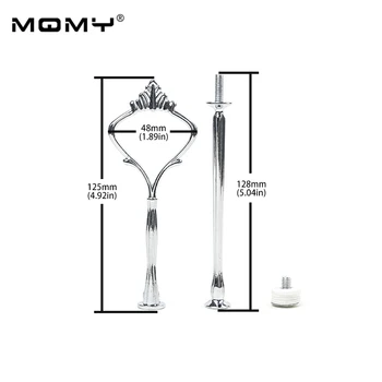 

Wholesale White Metal Wedding India Gold Cupcake Iron 2 Tier Modern Cake Stand Fintting