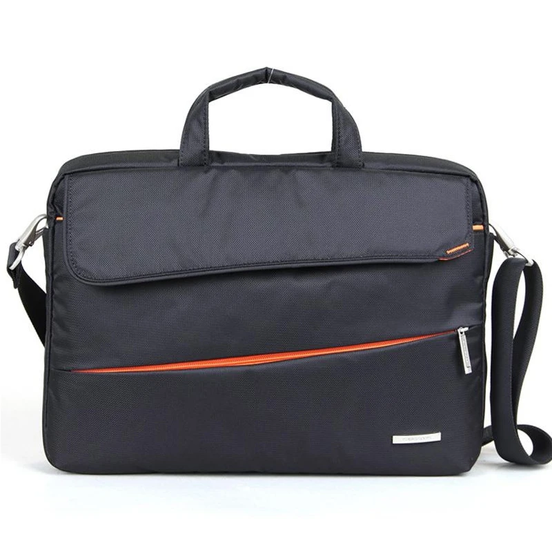 

Kingsons Brand Shockproof Waterproof Men Women Handbag and Cross body Bag Fashion Briefcase Messenger Bag Shoulder Bag (Black)
