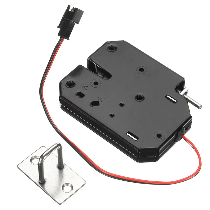 

K01 12V DC 2A Electric Magnetic Intelligent Cabinet Door Lock Fail Secure with Manual Unlock Handle