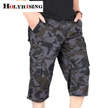 Holyrising летние мужские шорты-карго камуфляжные многокарманные военные короткие грузовые тактические шорты Плюс Размер 2 цвета 18759-5
