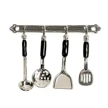 5 шт./компл. 1:12 кукольный домик миниатюрная мини кухонная посуда лопатка ложка кухня мебель для еды игрушки кукольный домик Миниатюрный аксессуар