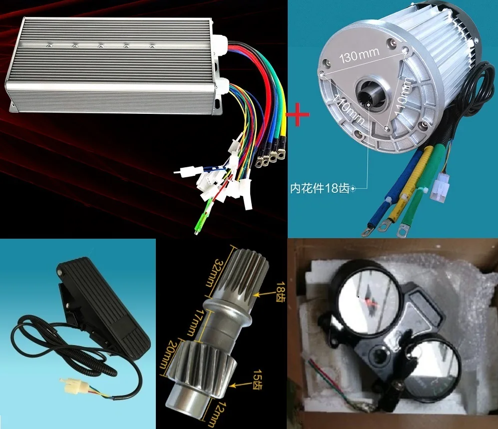 Fast Shipping 1500W 60V DC 30 mofset 1pc brushless motor + 1pc controller E-bike electric bicycle speed control цена Fast Shipping 1500W 60V DC 30 mofset 1pc brushless motor + 1pc controller E-bike electric bicycle speed control цены онлайн