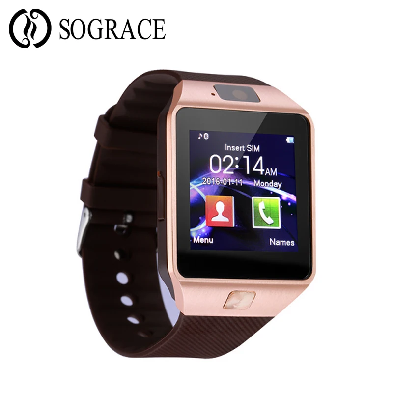 

Sograce Smartwatch DZ09 Bluetooth Smart Watch Support SIM TF Cards Fitness Pedometer Tracker Watch Phone For Android IOS iPhone