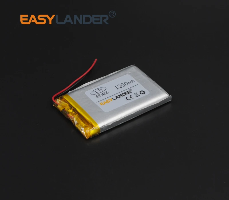 5 5x34x55 мм 3 7 V 1200mAh литий полимерный ионный аккумулятор для Mp3 Mp4 PAD DVD DIY bluetooth Видео