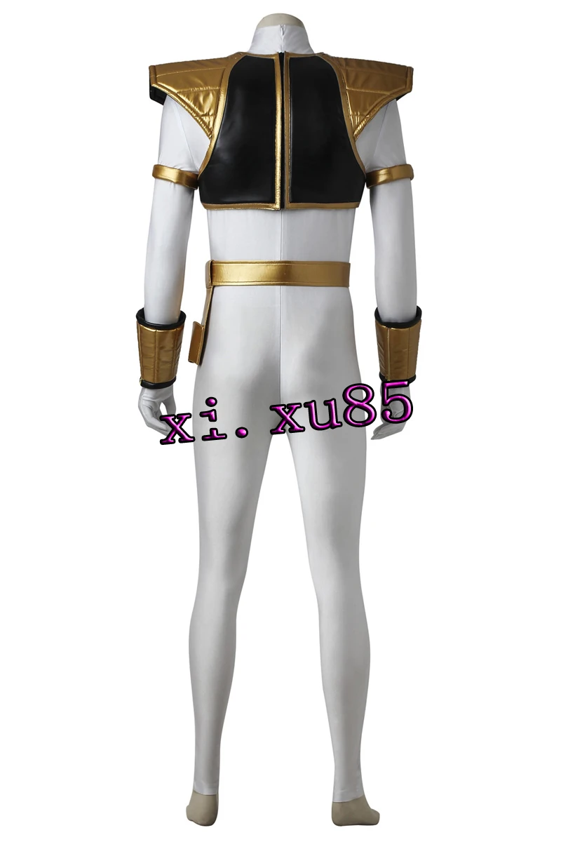 Изготовленный На Заказ Zyuranger белый рейнджер Томи Оливер могучий морфин Косплей-костюм супергерой одежда на Хэллоуин Unsex