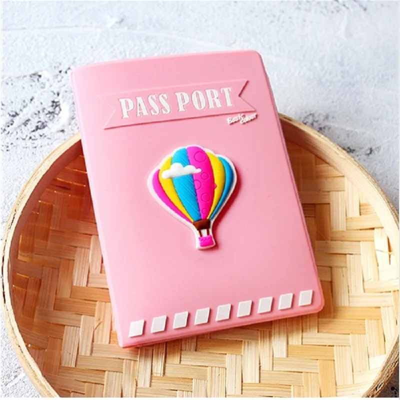 Новые российские обложки для паспорта Kawaii Balloon Pass Document Pink Silicon USA Обложка для паспорта для женщин аксессуары для путешествий 1 шт