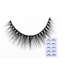 Новые 5 пар натуральные накладные ресницы длинный макияж 3d накладные ресницы из норки ресницы для красоты