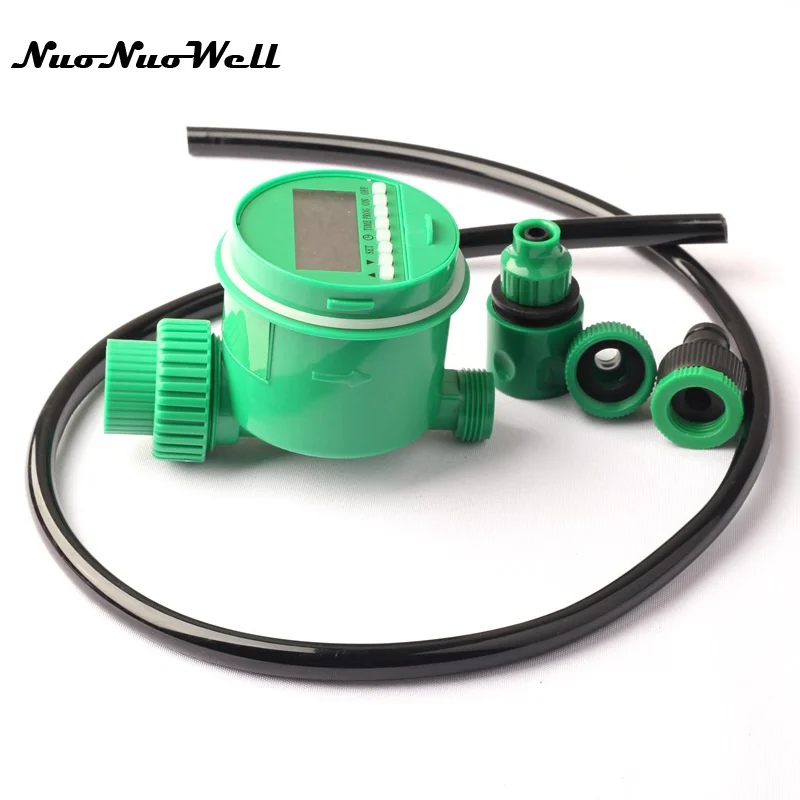 NuoNuoWell Automatic Electronic Garden Watering Kits Water Timer Irrigation Timer for Garden Yard Irrigatino Watering System