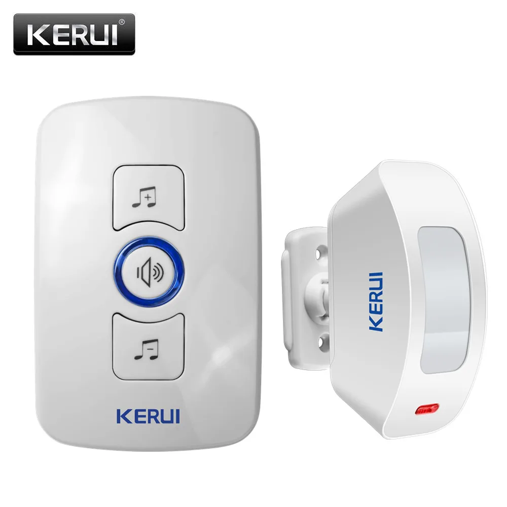KERUI простая версия охранный звонок на двери сигнализации системы местный с 32 музыка Варианты 4 Объем поддержка 1527/2262 код чип