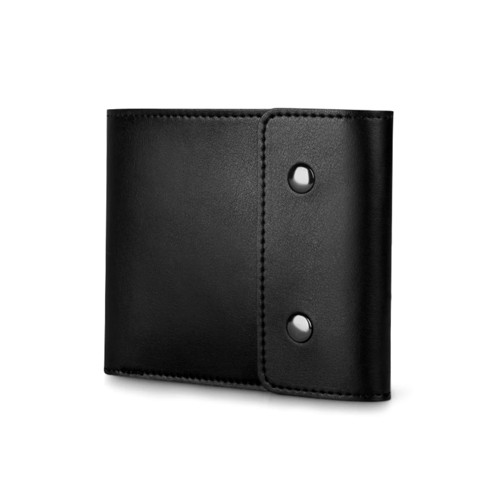 

Men Ultra-thin Mini Wallet Genuine Leather Short Card Wallet