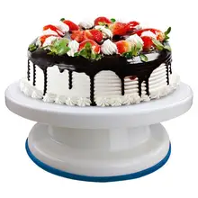 27cm Cake Turntable Rotating Cake Decorating Turntable Anti-skid Round Cake Stand Cake Rotary Table
