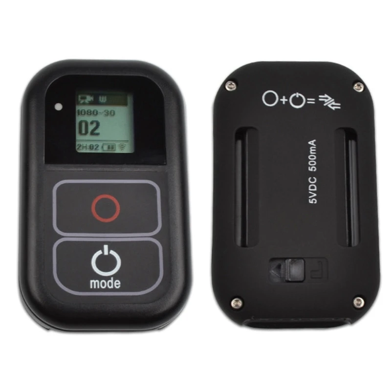 Wireless Waterproof Wifi Remote Control For Gopro Hero 7 6 5 4 3 Session Gopro 5 6 3+ Smart Remote Control Charging Cable Kits