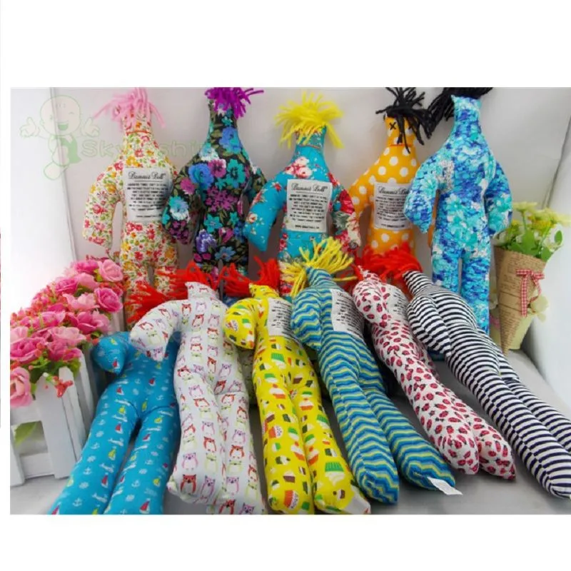 10pcs NEW Random Pattern Color Stress Relief 12/" Dammit Doll Plush toy