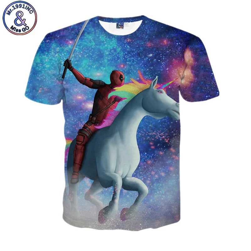 Brand Clothing Mens T shirt Fashion 2017 American Comic