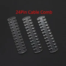 24Pin 16Pin 14Pin 12Pin 8Pin 6Pin 4Pin Open Type Clear Acrylic Comb for Computer Cables.