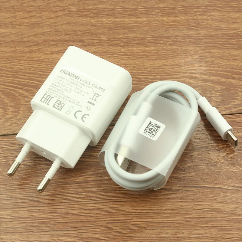 

Huawei P10 Fast Charger 9V 2A USB EU Plug Quick Charging Adapter & 2A TYPE C Data Cable For Mate 9 Pro Honor 10 9 Nova 4 4e 3