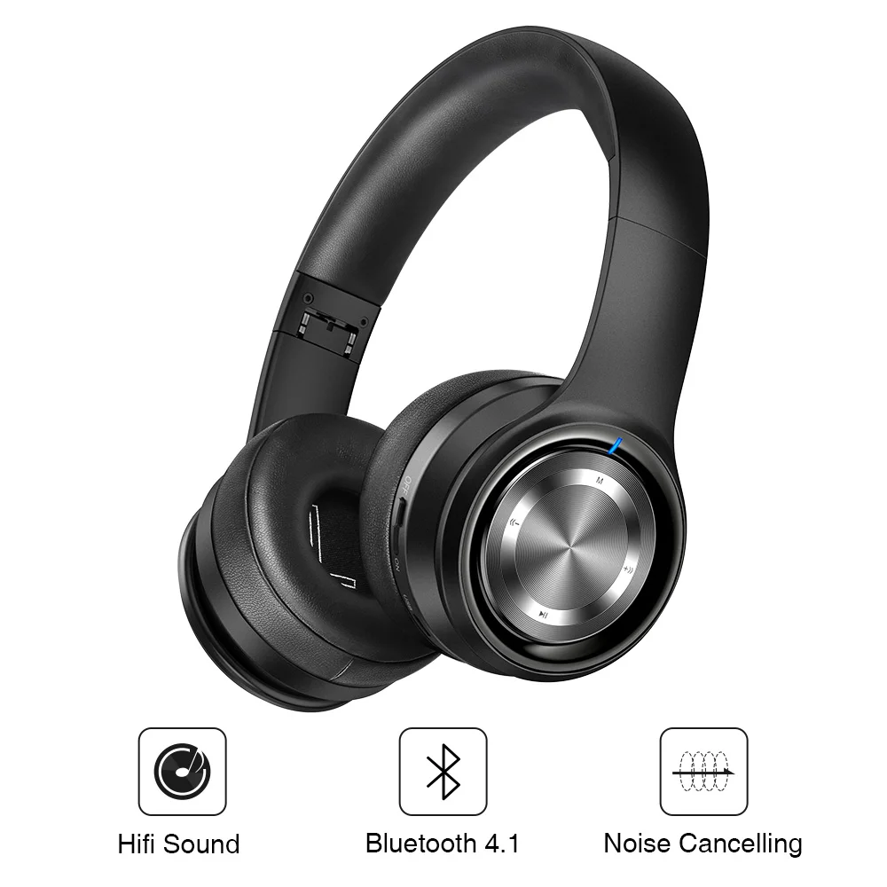 Günstige P26 Drahtlose Kopfhörer Bluetooth Kopfhörer Für handy IOS Android Kopfhörer Mit MIC Unterstützung TF Karte MP3 Player Für PC TV