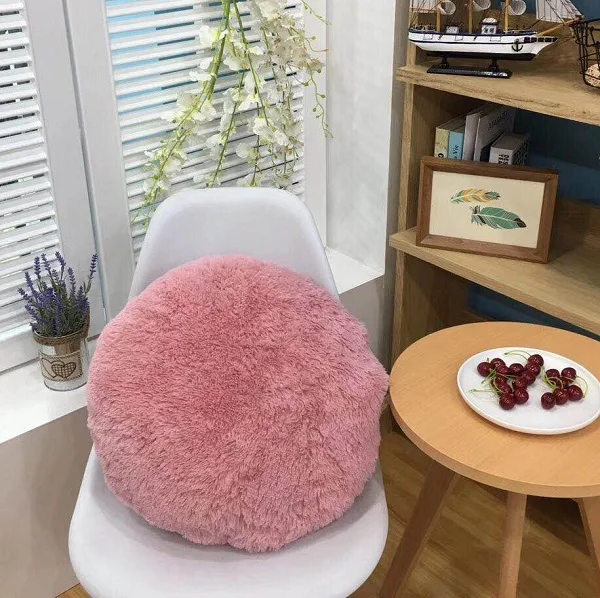 Круглый пентаграмма фигурный плюшевый подушки диван подушка S для домашнего декора диванные подушки подарок декоративные - Цвет: pink