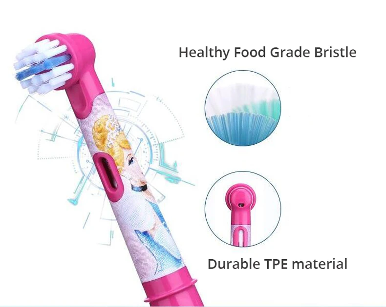 Cabeças de Escova para Crianças Escova de Dentes Original Oral Substituição Elétrica Cerda Macia Pequena Cabeça b 4 Cabeça de reposição para escovas de dente