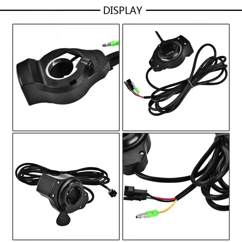 Cheap E-bike Thumb Throttle with LCD Display Electric Scooter Handlebar Black Thumb Throttle Grips Bicycle Accessories 5 Cheap E-bike Thumb Throttle with LCD Display Electric Scooter Handlebar Black Thumb Throttle Grips Bicycle Accessories 5