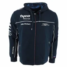 2018 MOTO GP Superbike Tyco Britânico & Zip Moletom Com Capuz Da Camisola Do Hoodie Adulto Para BMW Carreata de Corrida Internacional