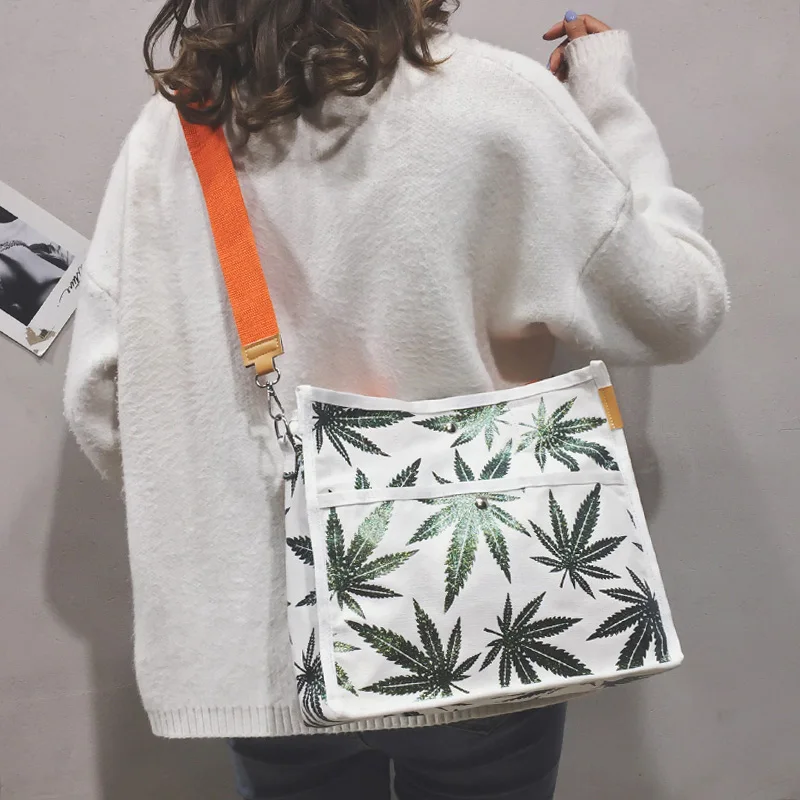 

Large canvas shoulder bag crossbody tote bag for women