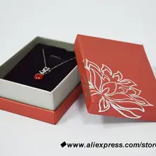 6,5*9*3,5 см дешевые 25 шт красный кулон ювелирные изделия Подарочная коробка-дисплей для ювелирных украшений шкатулка органайзеры Шкатулка