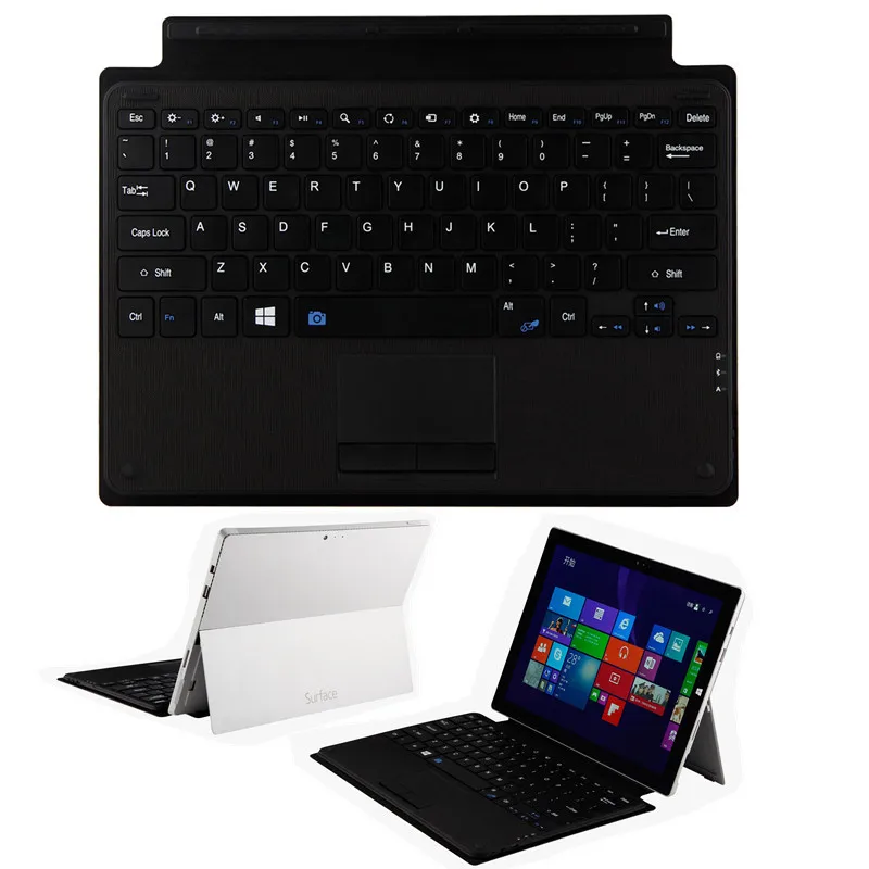 

For Microsoft Surface Pro 4 / Pro 3 / Pro 5 New Surface Pro 2017 Type Cover Ultra-Slim Wireless Bluetooth Keyboard with Touchpad