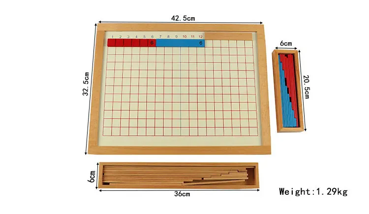Детские математические игрушки деревянные для счета палочки дополнение доска Развивающие детские игры Логические Монтессори игрушечные