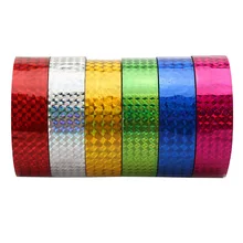 1 шт. художественные гимнастические украшения голографические ленты RG призматические блестящие ленты художественные гимнастические кольца