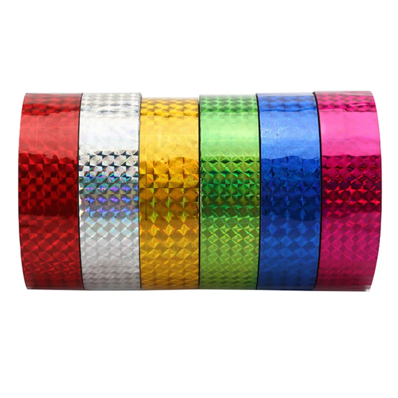 

1 Piece Rhythmic Gymnastics Decoration Holographic Tapes RG Prismatic Glitter Tapes Rhythmic Gymnasia Artistic Hoops Stick Ring