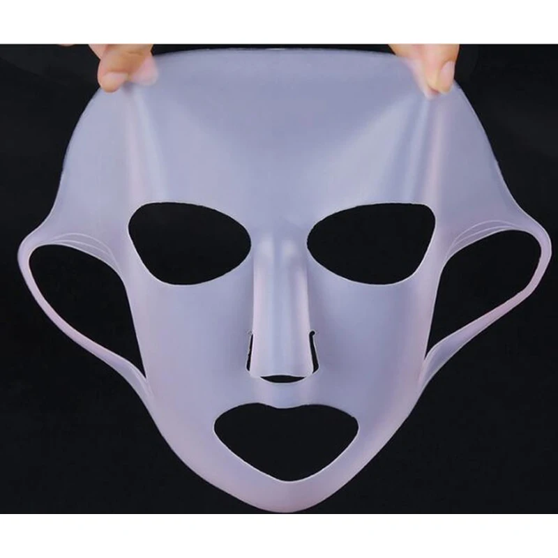 

New Silicone Facial Mask Cover Prevent Mask Essence Evaporation Speed Up Absorption Moisturizing Face Mask Cover 1pc