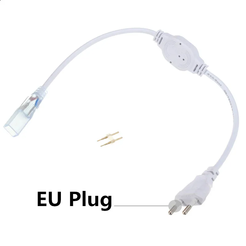 Zhinuo Eu/us Plug Led Strip Power Supply Light Smd 5050 3014 Led 220v Lighting Special Plug Ac 220v - Led Strip - AliExpress