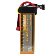 Vous et moi RC Li-Poly Batterie 22.2 V 6000 mAh 50C 3 S Rechargeable AKKU DJI Batteria Hélicoptères
